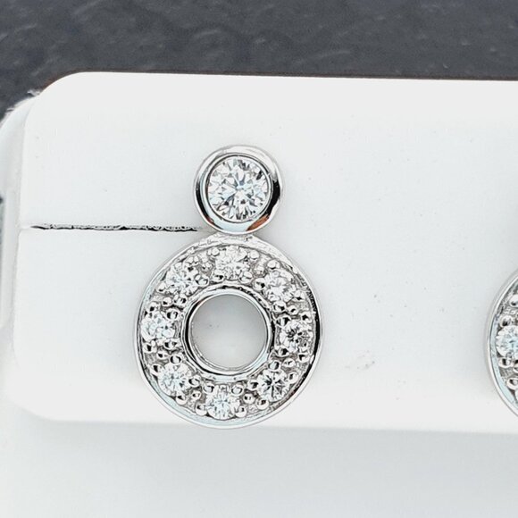 925 sterling silver luxury CZ earrings for women/girls, Best forRJUS2185 - Picture 6 of 11